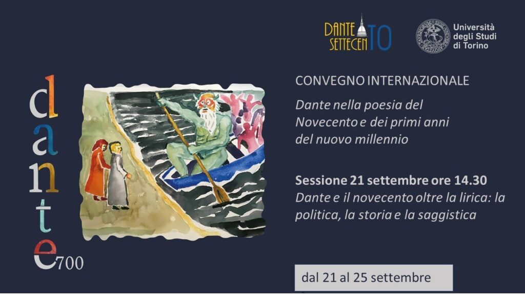 Convegno Dante e la poesia del Novecento – 21 settembre – 14.30