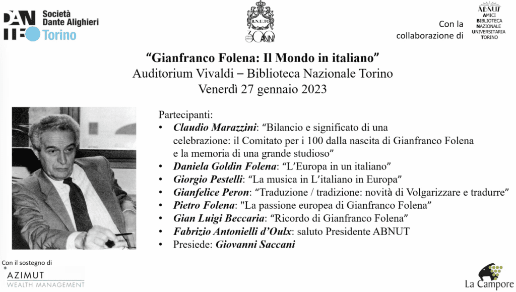 Gianfranco Folena: Il Mondo in italiano